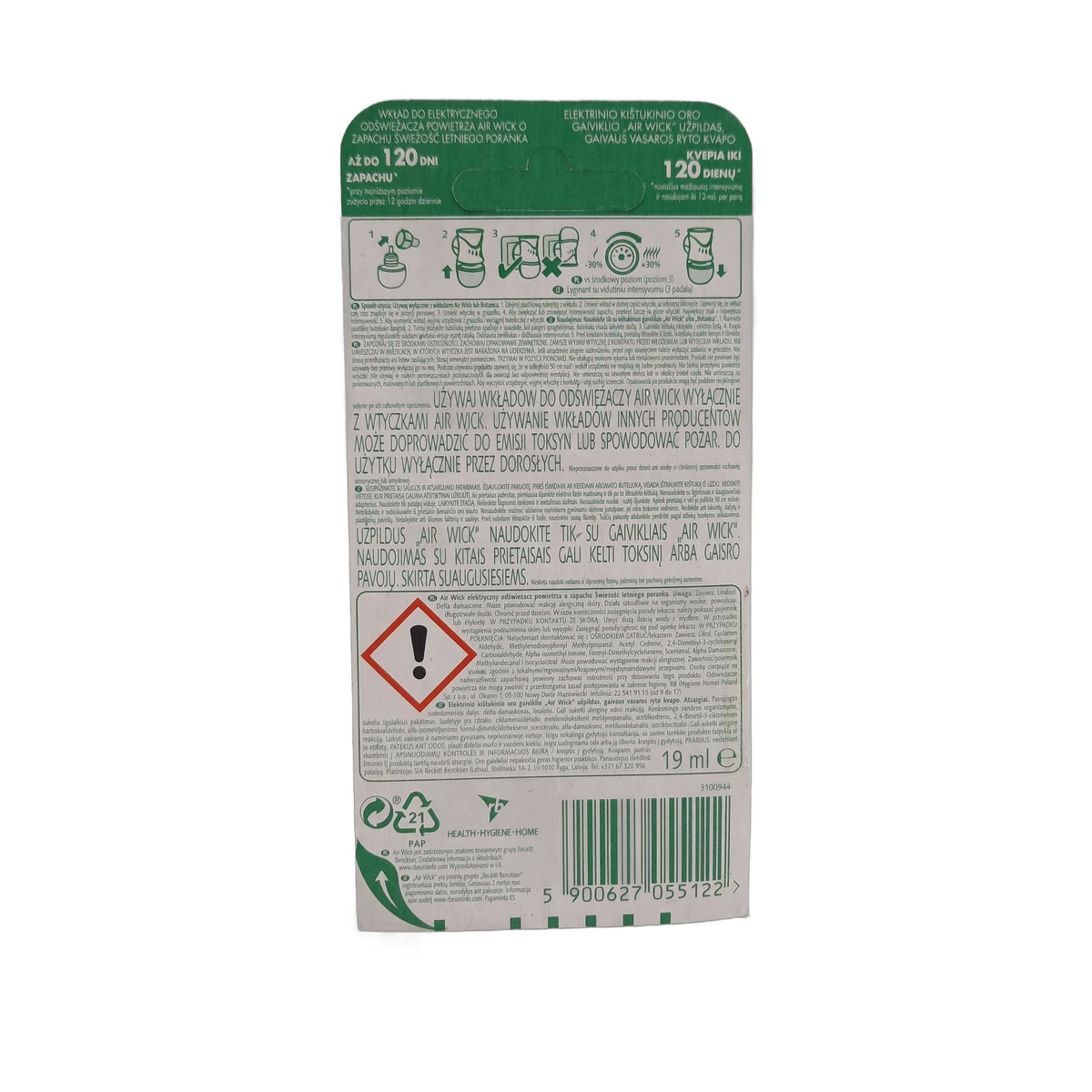 Air Wick electric system refill 19 ml Linen in the Air - Slika 2
