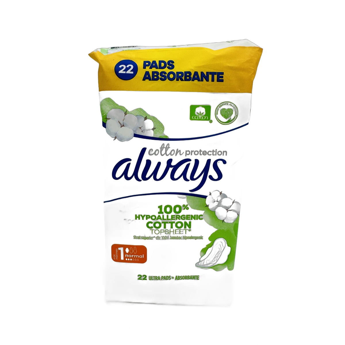 Always sanitary pads 22 pcs Cotton Protection Normal Size 1