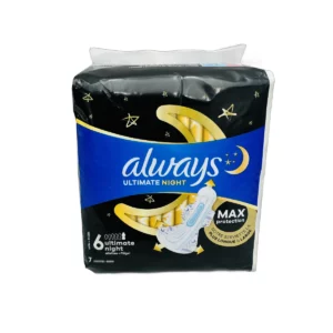 Always sanitary pads 7 pcs Ultimate Night Max size 6