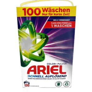 Ariel washing powder box 100 sc 6 kg Color