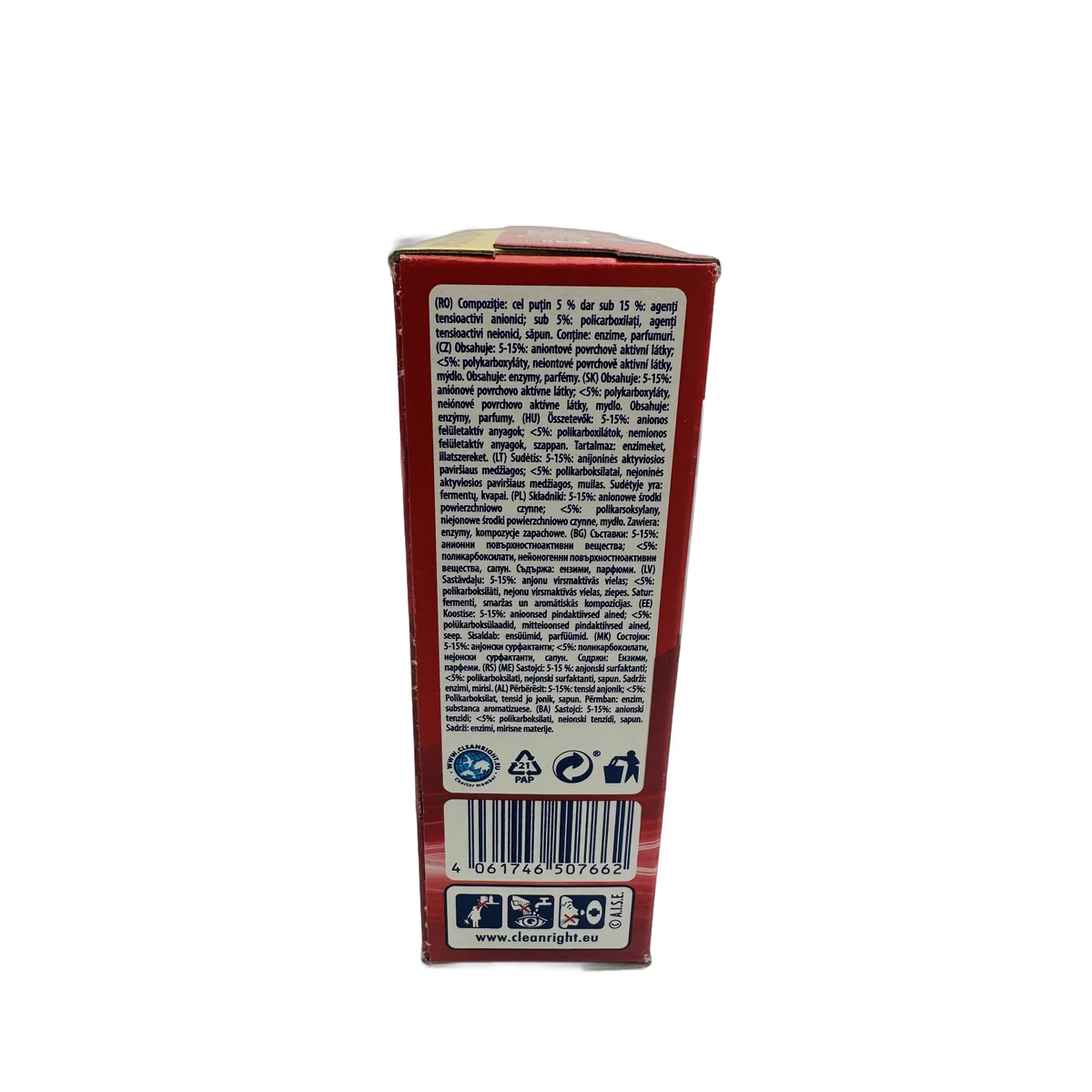 Bonux washing powder box 6 sc 390 g 3in1 Pure Magnolia Colors - Slika 2