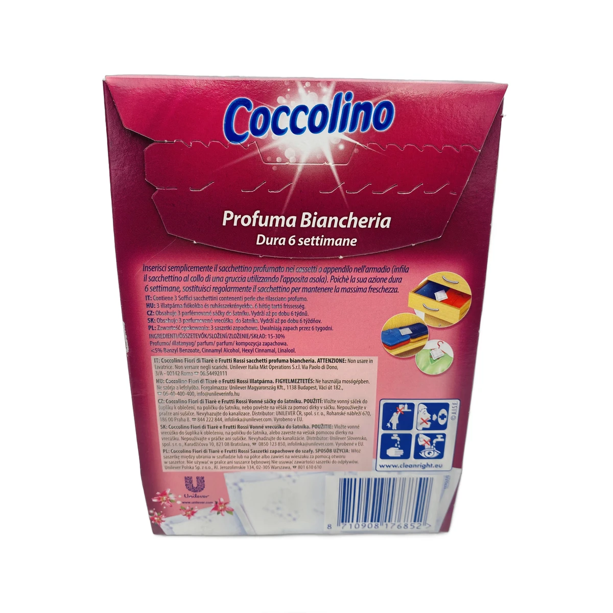 Coccolino perfume sachet 3 pcs Pink - Slika 2