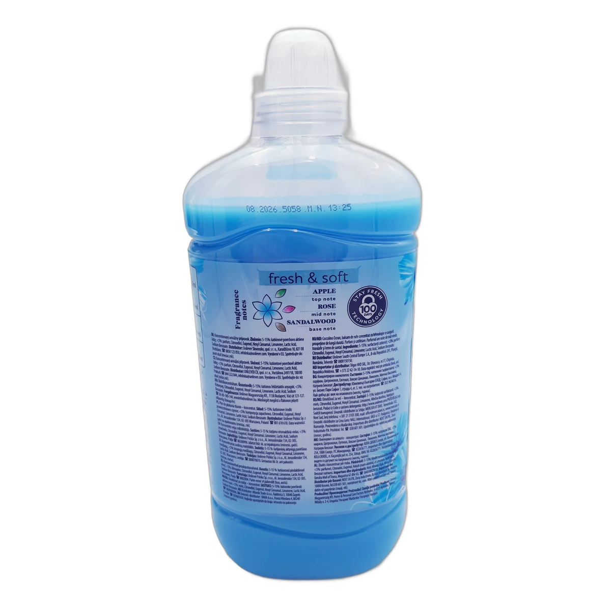 Coccolino softener concentrate 58 sc 1,45 l Blue Splash - Slika 2