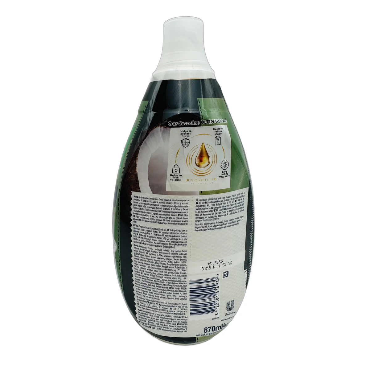 Coccolino softener concentrate 58 sc 870 ml Coco Fantasy - Slika 2