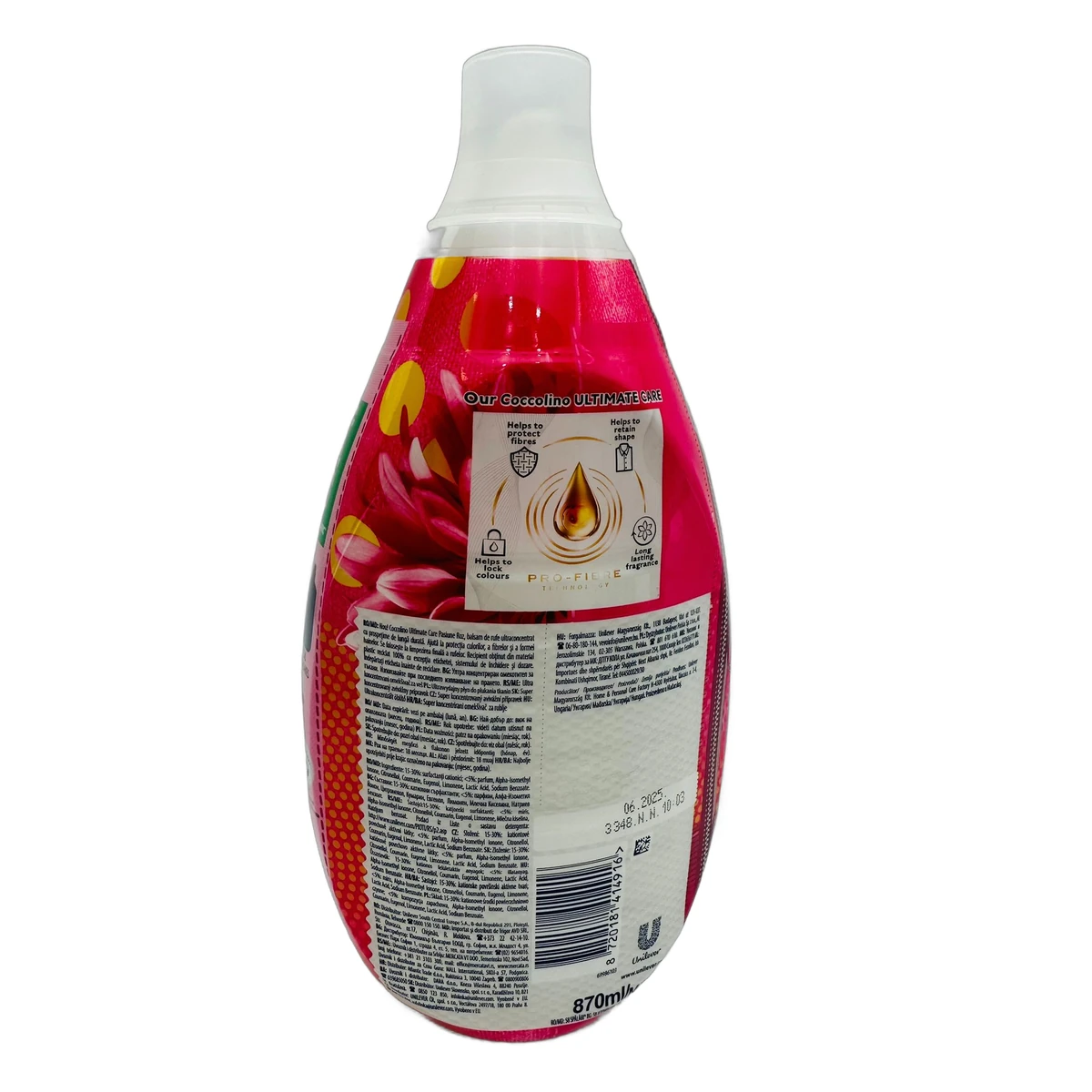 Coccolino softener concentrate 58 sc 870 ml Fuchsia Passion - Slika 2