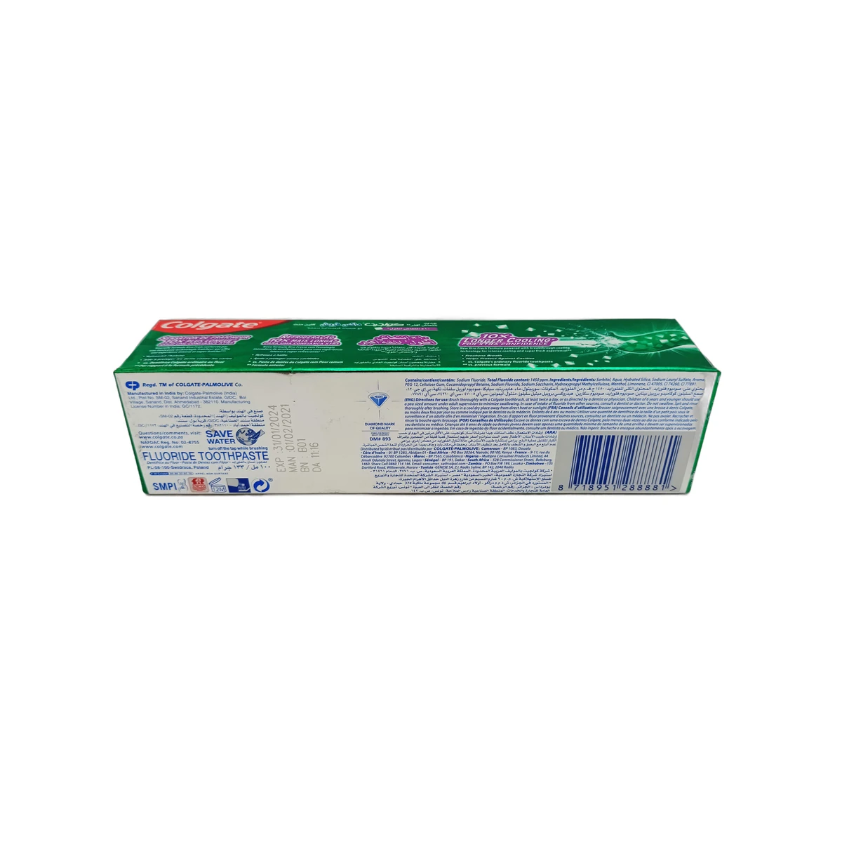 Colgate toothpaste 100 ml Max Fresh Clean Mint - Slika 2