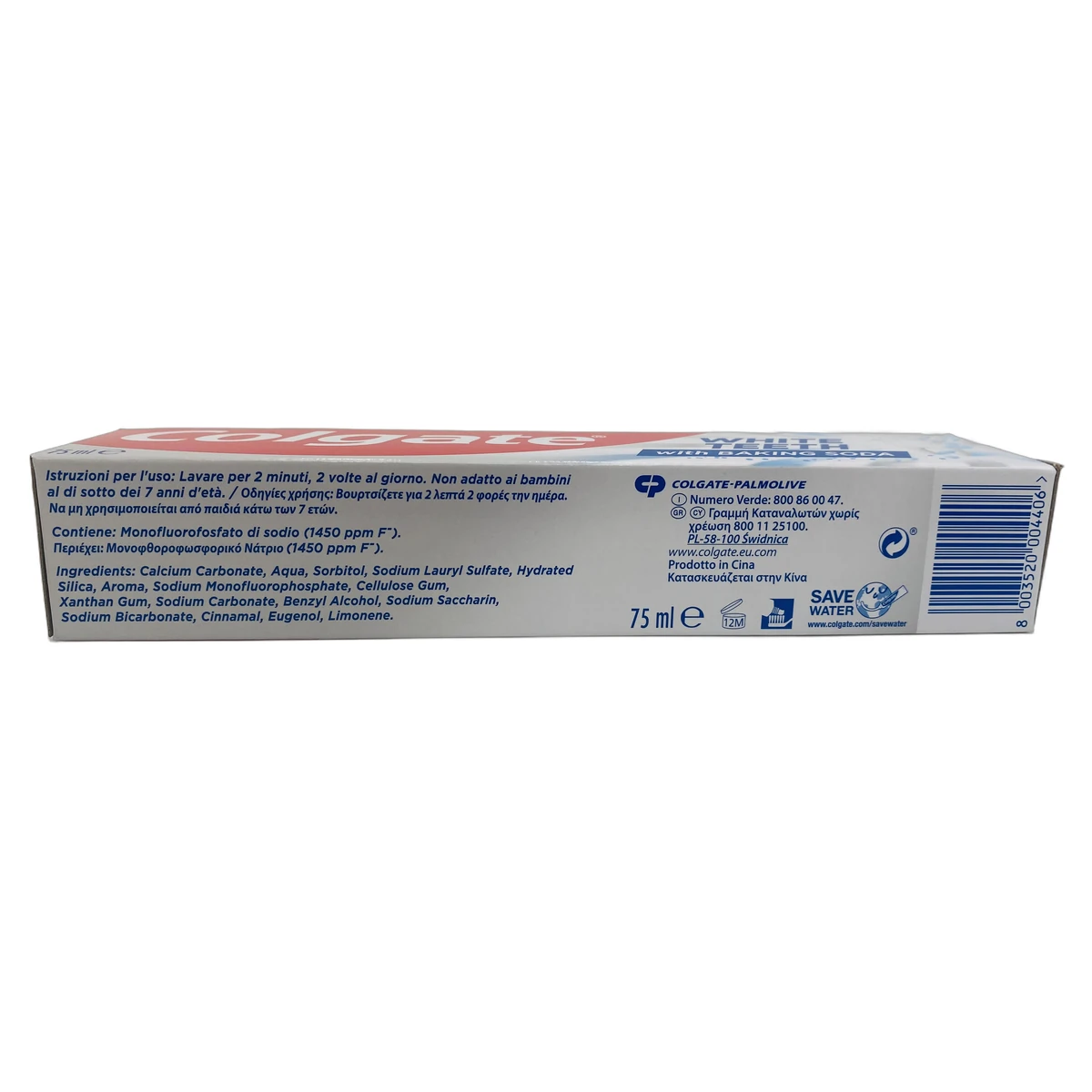 Colgate toothpaste 75 ml White with Baking Soda - Slika 2