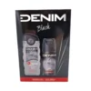 Denim gift set Black shower gel 250 ml+deo 150 ml