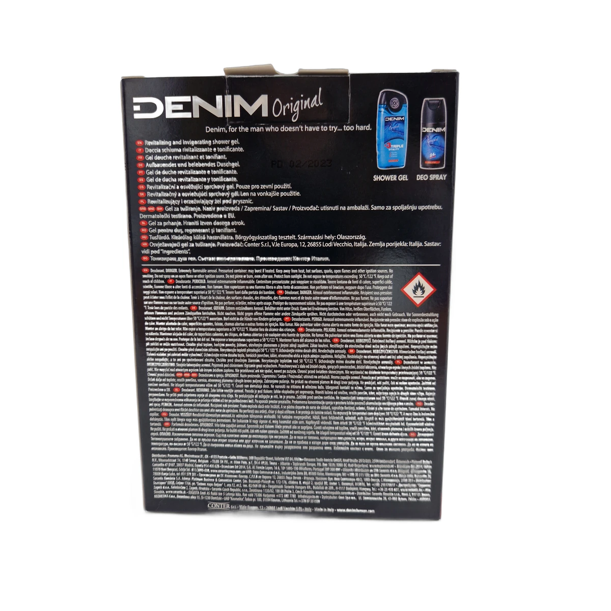 Denim gift set Original shower gel 250 ml+deo 150 ml - Slika 2