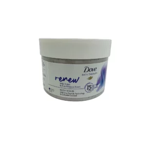 Dove body peeling jar 295 ml Renew Wild Violet&Pink Hibiscus Scent