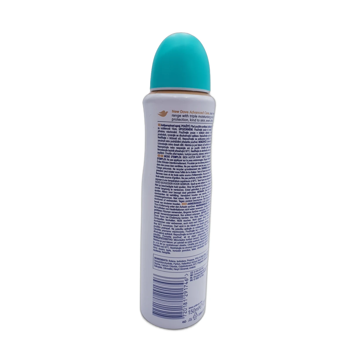 Dove deo 150 ml Go Fresh Pear&Aloe Vera 0% Alcohol - Slika 2