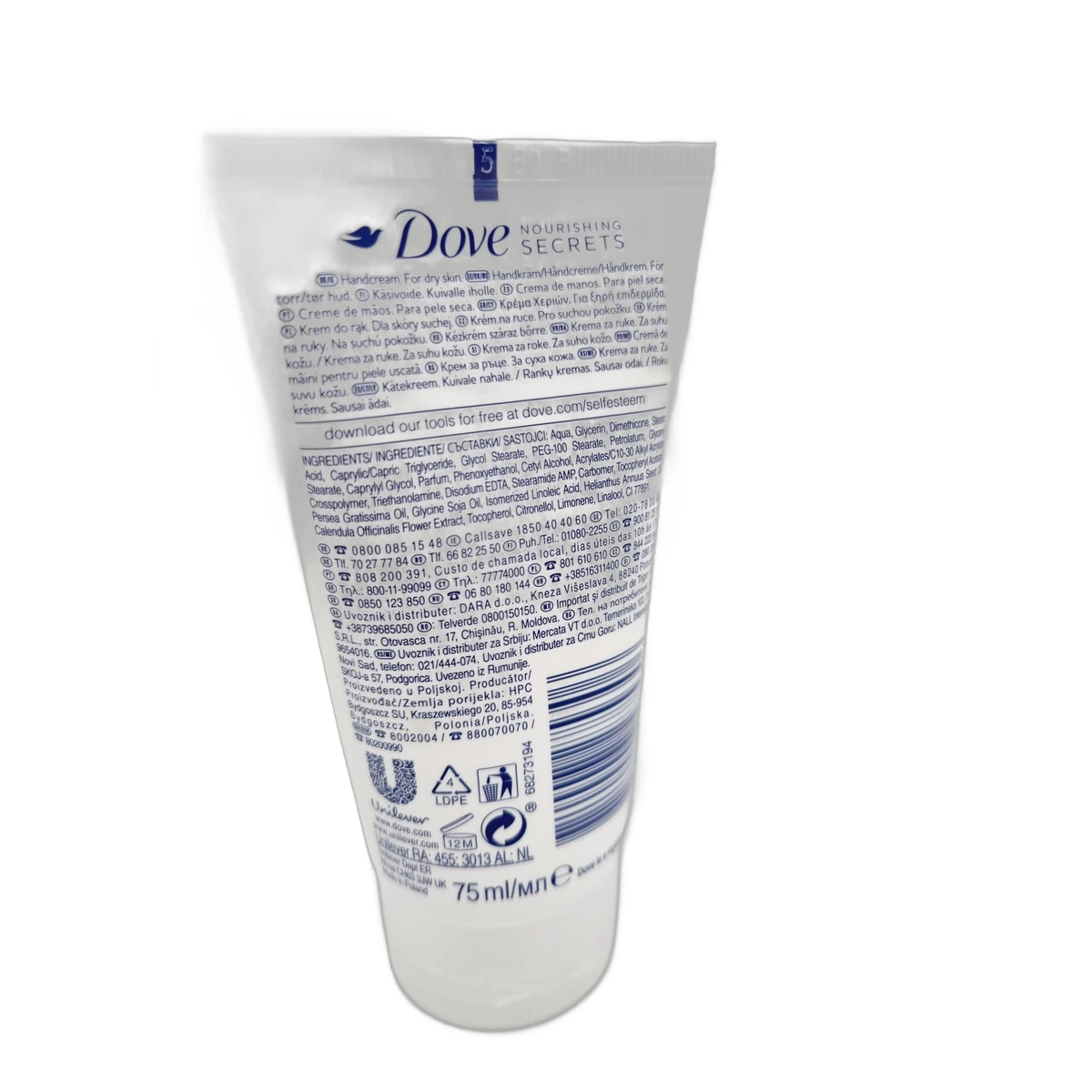 Dove hand cream tube 75 ml Invigorating Ritual - Slika 2