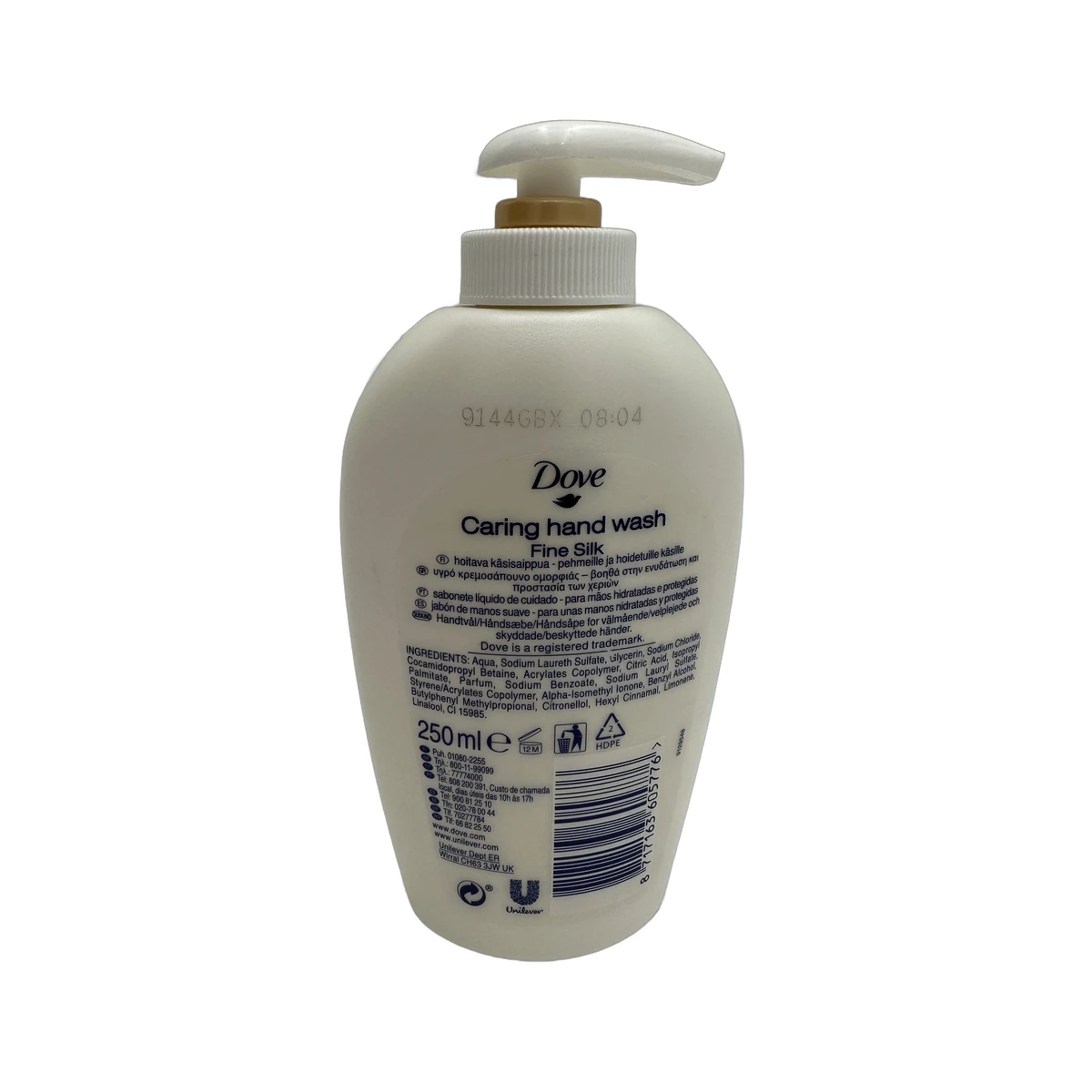 Dove liquid soap pump 250 ml Fine Silk/Seta Preziosa - Slika 2