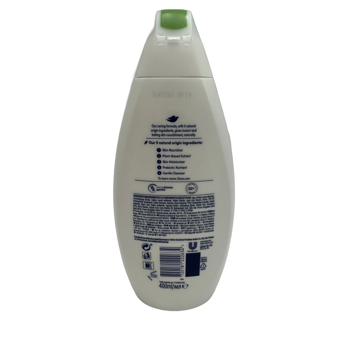 Dove shower gel 400 ml Restoring Coconut&Almond - Slika 2