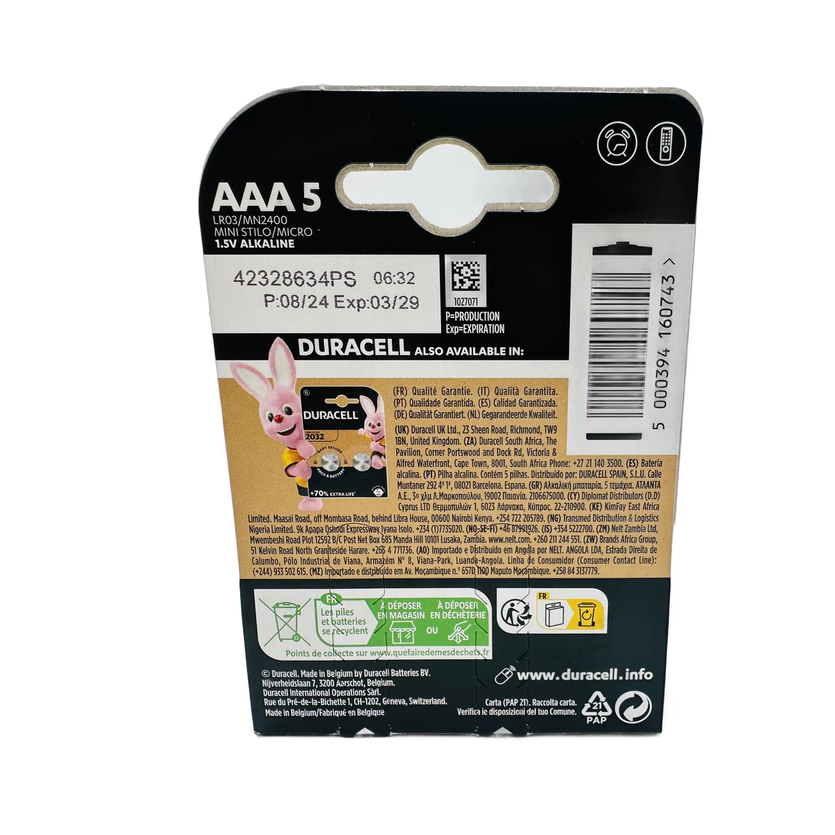 Duracell battery AAA 5 pcs Simply - Slika 2