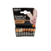 Duracell battery AAA 8 pcs Simply