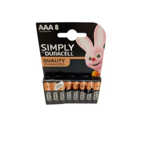 Duracell battery AAA 8 pcs Simply