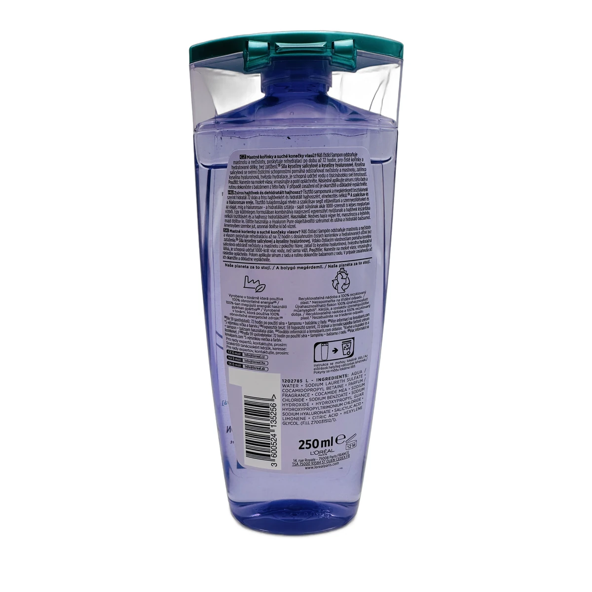Elseve shampoo 250 ml Hyaluron Pure - Slika 2