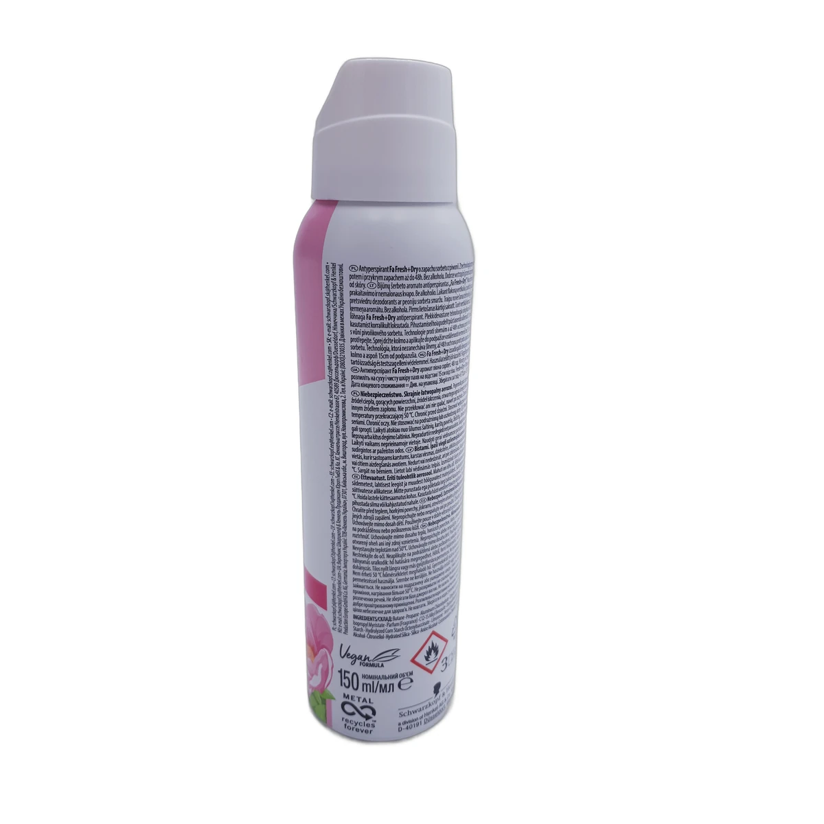 Fa deo 150 ml Fresh&Dry Peony Sorbet 0% Alkohol - Slika 2
