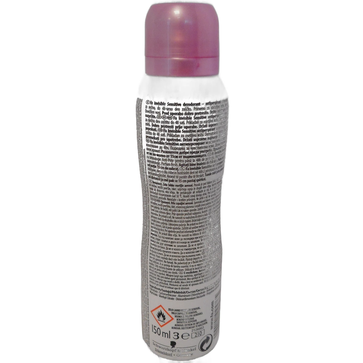 Fa deo 150 ml Invisible Sensitive - Slika 2