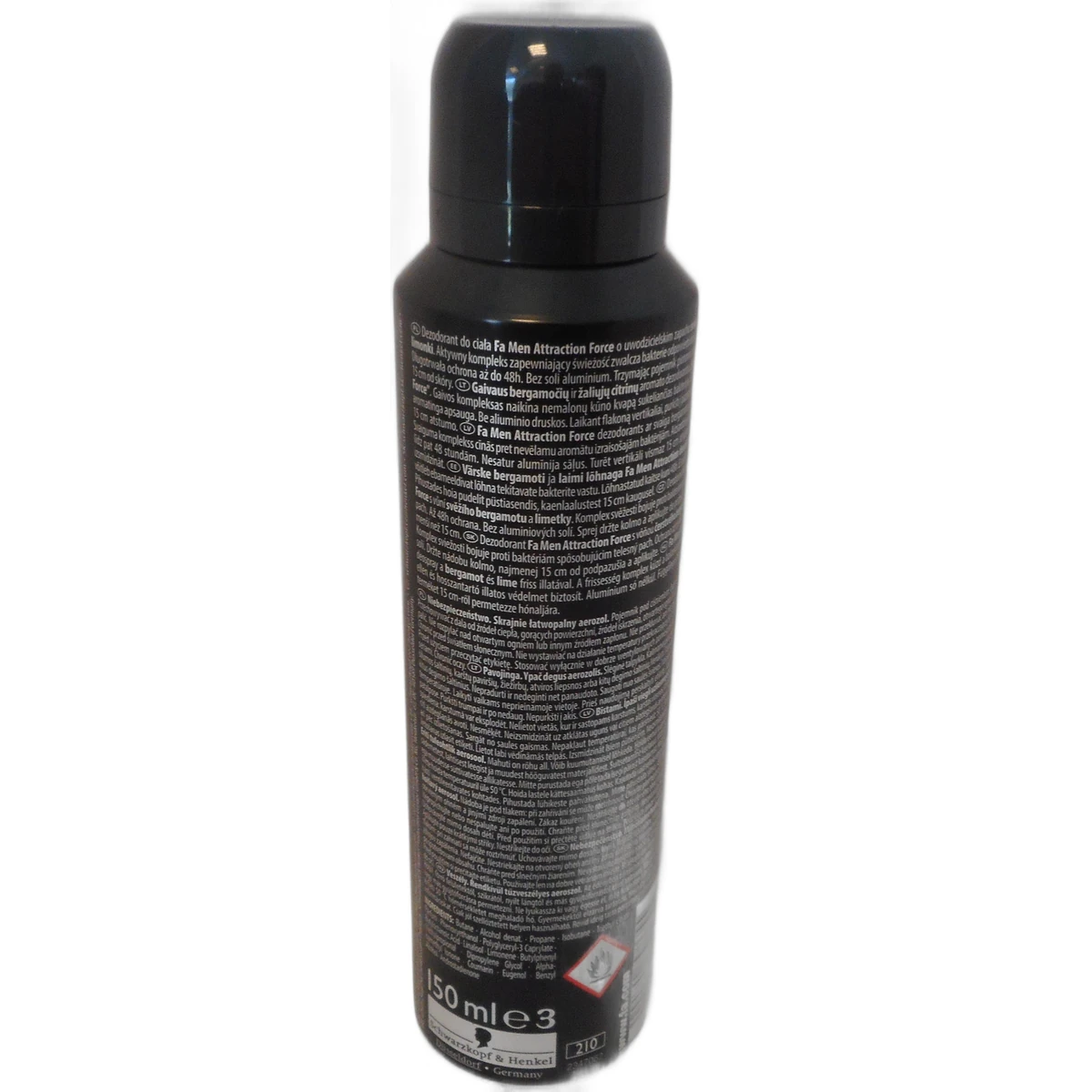 Fa deo men 150 ml Attraction Force - Slika 2