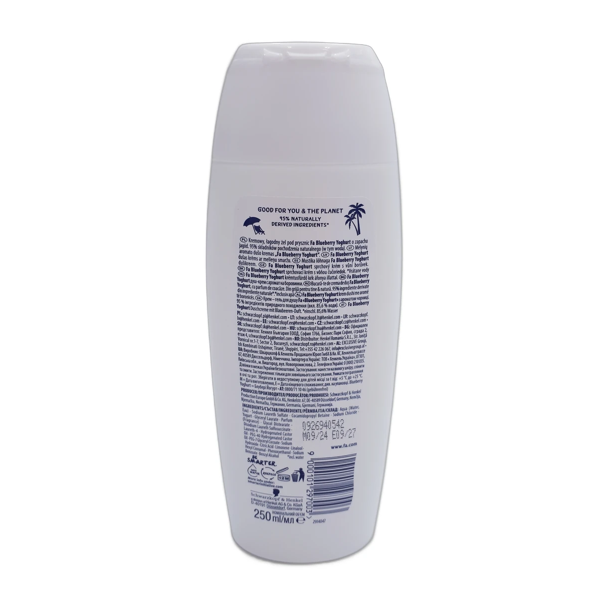 Fa shower gel 250 ml Yoghurt&Care Blueberry - Slika 2