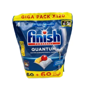 Finish dishwasher tabs 120 sc 120 pcs Powerball Quantum Lemon