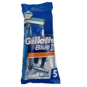 Gillette disposable razor 5 pcs Blue II Plus