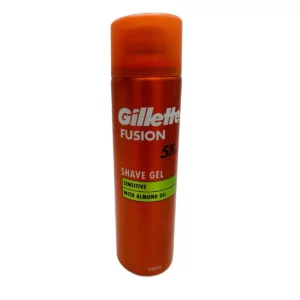 Gillette shaving gel 200 ml Fusion Sensitive with Almond Oil