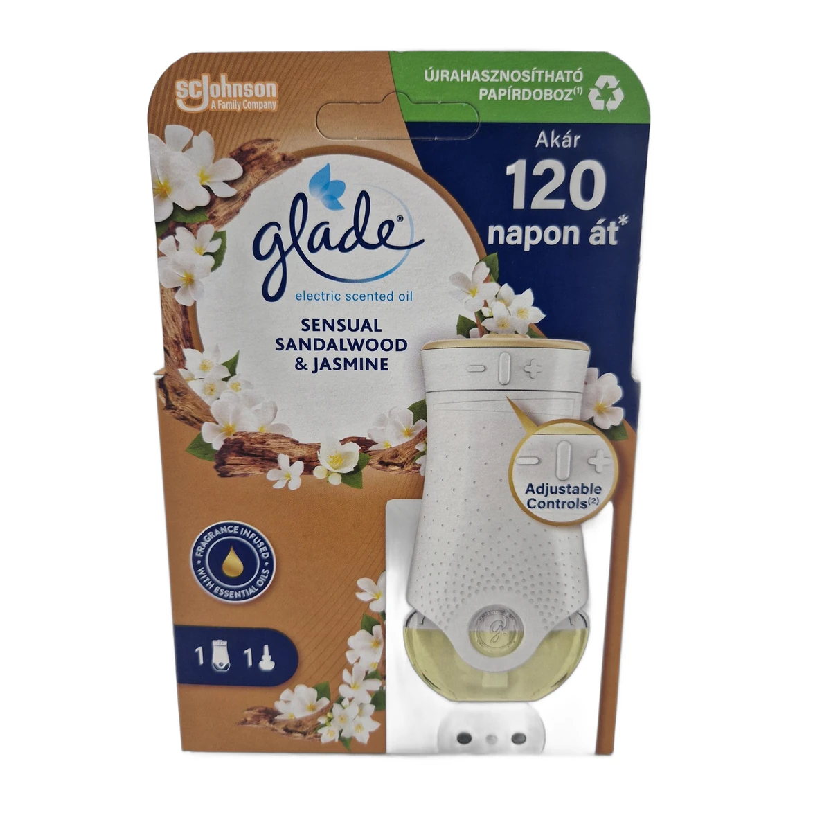 Glade electric system+refill 20 ml Sensual Sandalwood&Jasmin