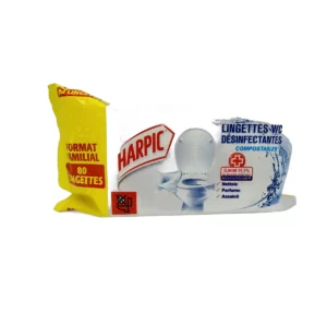 Harpic disinfectant wipes 80 pcs