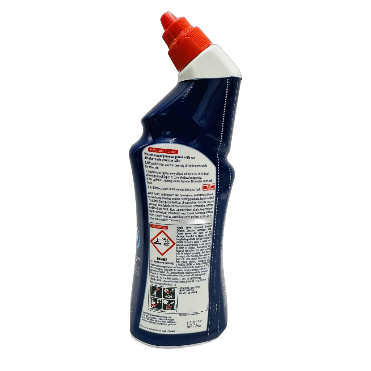 Harpic toilet cleaner 750 ml 100% Limescale remover Original - Slika 2