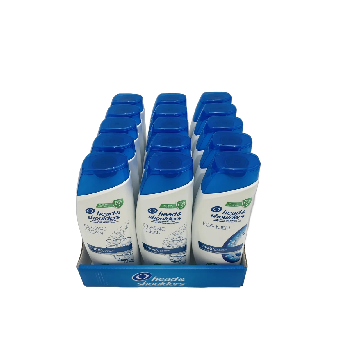 Head&Shoulders mix box 15 pcs shampoo 500ml 4pcs For Men+11pcs Classic Clean