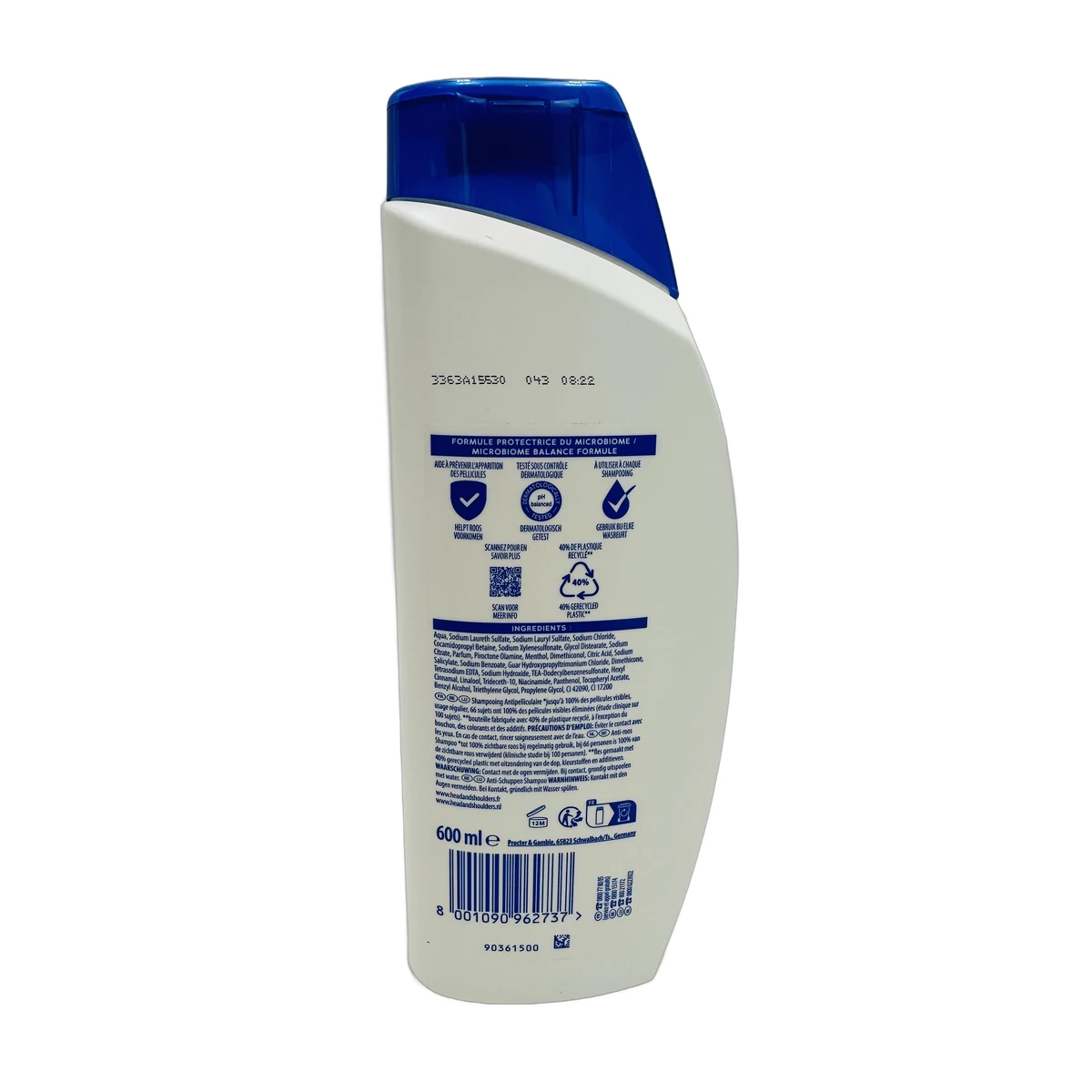 Head&Shoulders shampoo 600 ml Menthol - Slika 2