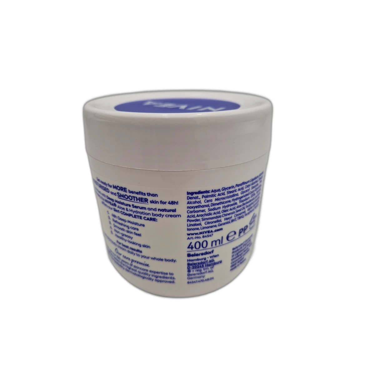 Nivea body cream jar 400 ml Aloe&Hydratation - Slika 2
