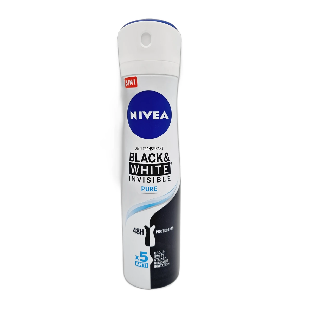 Nivea deo 150 ml Invisible B&W Pure