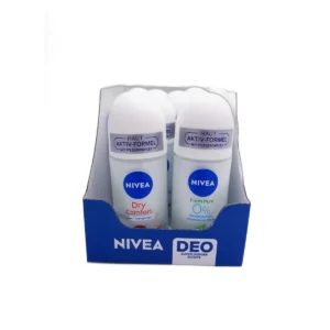 Nivea mix box 10 pcs roll on 50 ml 5db Dry Comfort+5db Fresh Pure 0%