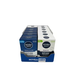 Nivea mix box 12 pcs After Shave balzsam 100ml 5pcs Protect&Care+7pcs Sensitive