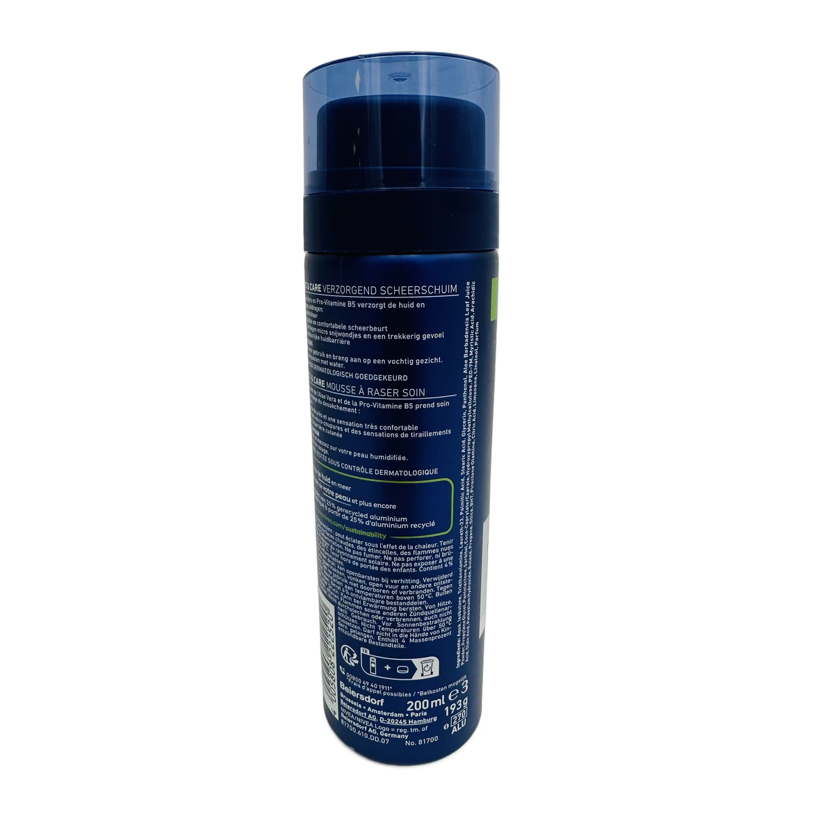 Nivea shaving foam 200 ml Protect&Care Hydratante - Slika 2