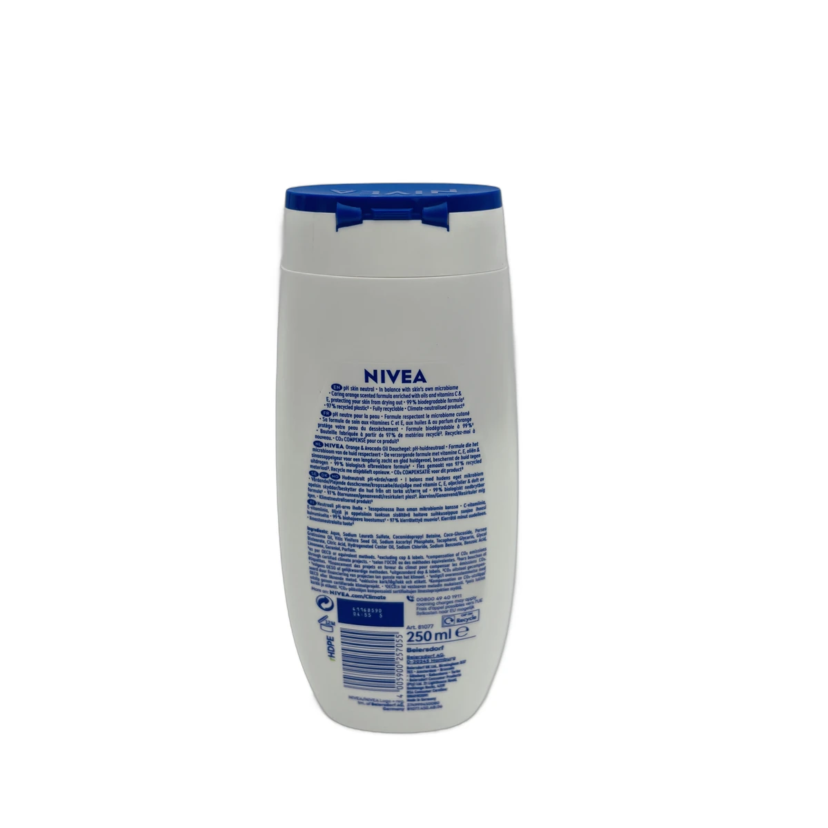 Nivea shower gel 250 ml Orange&Avocado Oil - Slika 2