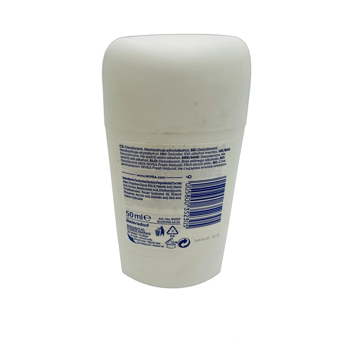 Nivea stick 50 ml Fresh Natural 0% - Slika 2