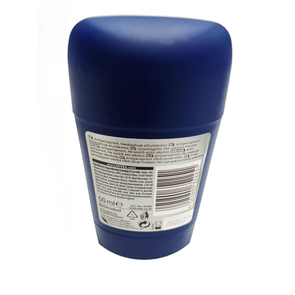 Nivea stick men 50 ml Silver Protect - Slika 2