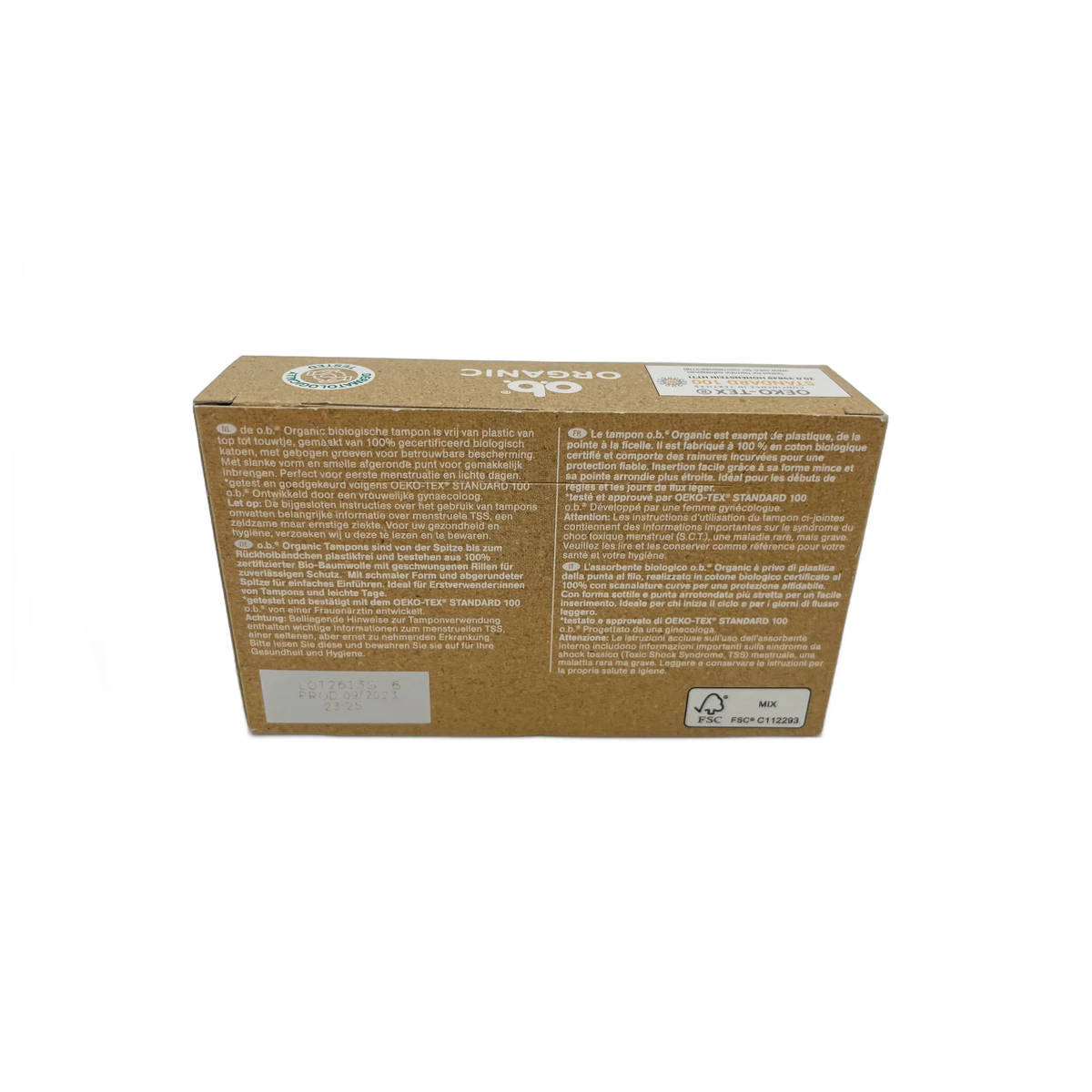 O.B. tampons 16 pcs Organic Mini - Slika 2