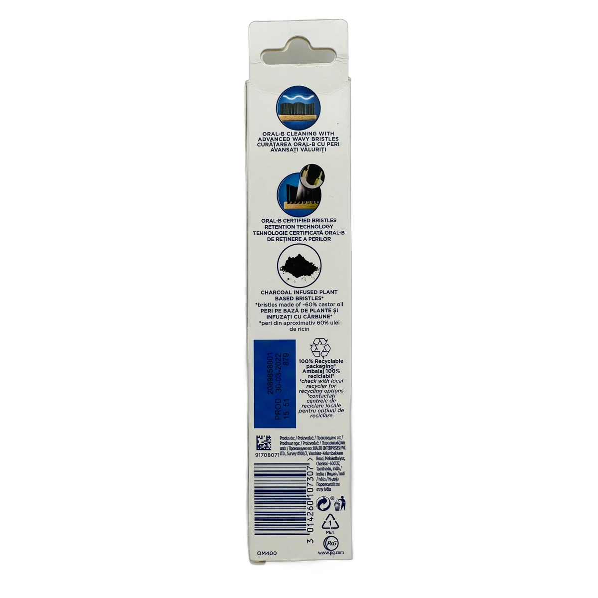 Oral-B toothbrush Bamboo Charcoal - Slika 2