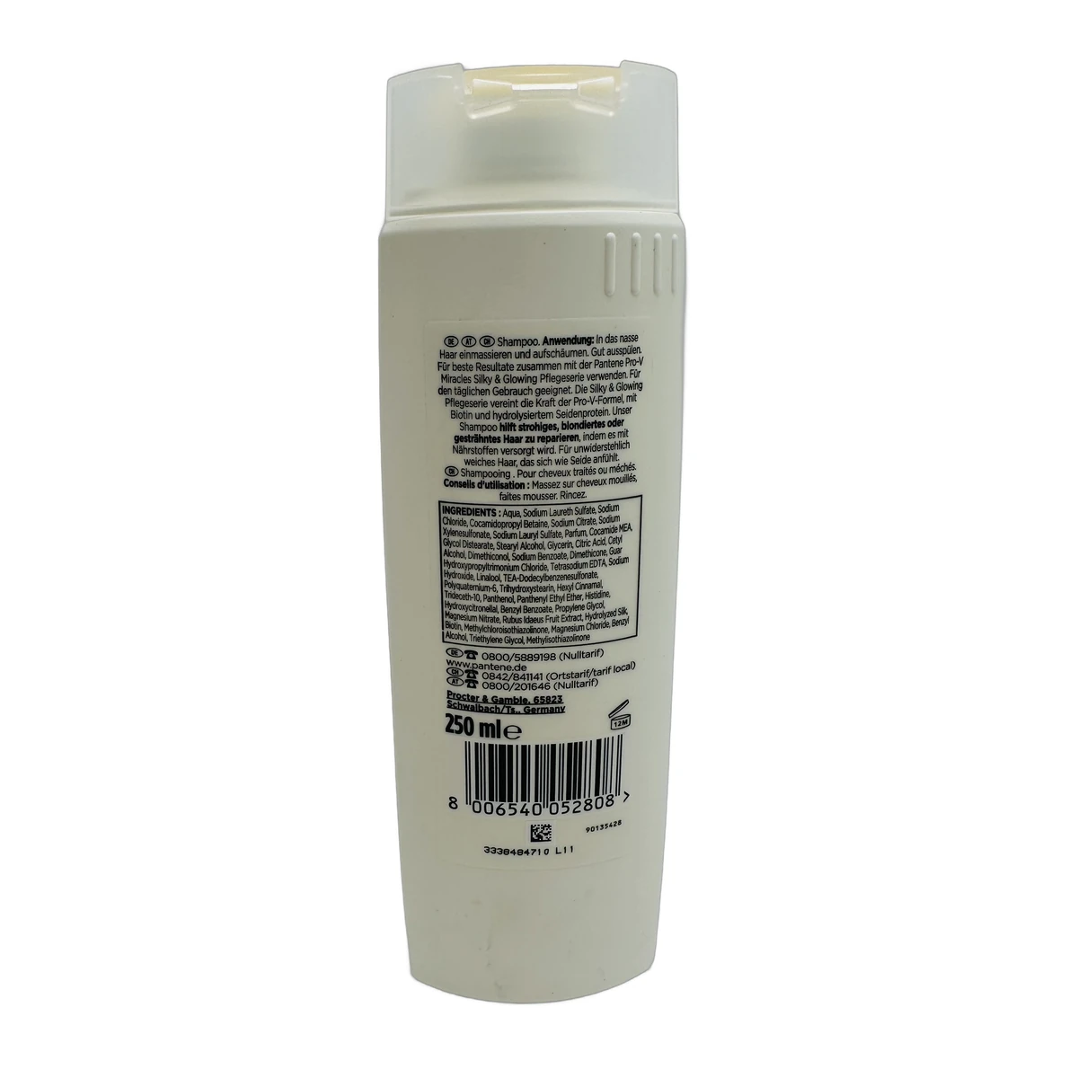 Pantene Pro-V shampoo 250 ml Miracles Silky&Glowing - Slika 2