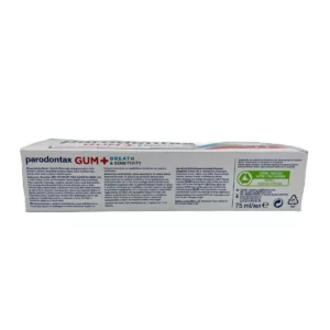 Alternative view of Parodontax toothpaste 75 ml GUM+Sensitive Whitening