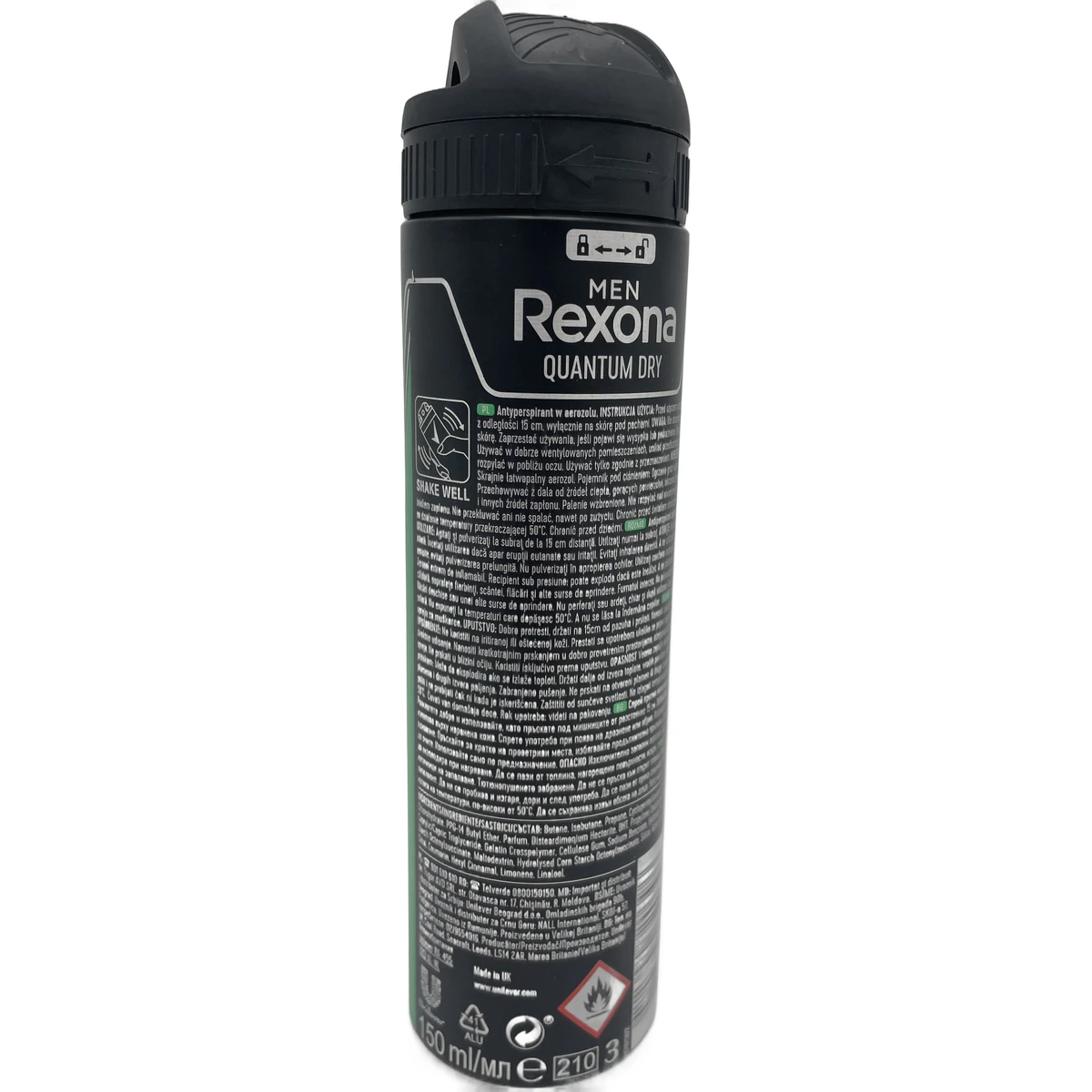 Rexona deo men 150 ml Quantum - Slika 2