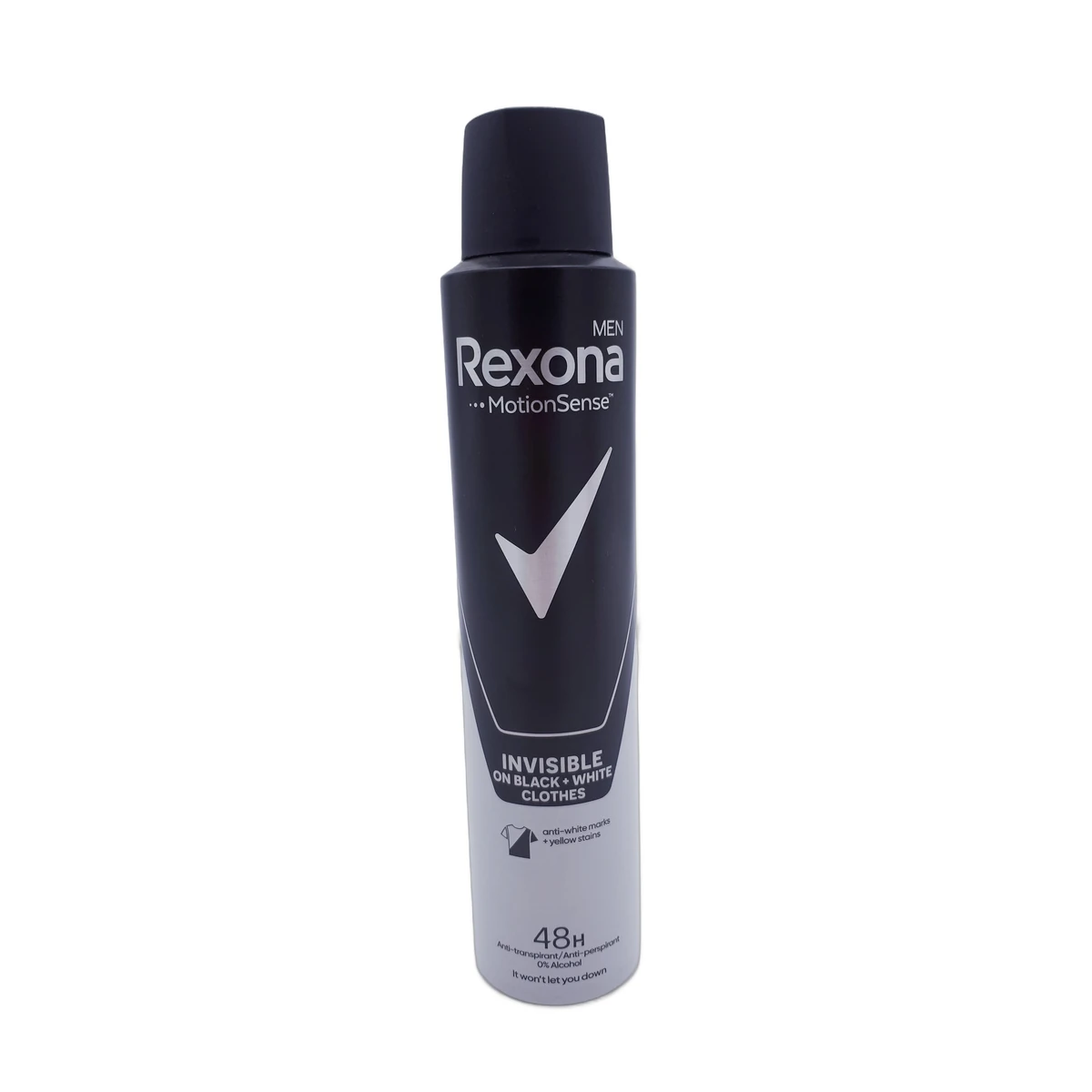Rexona deo men 200 ml Invisible B&W 0% Alcohol
