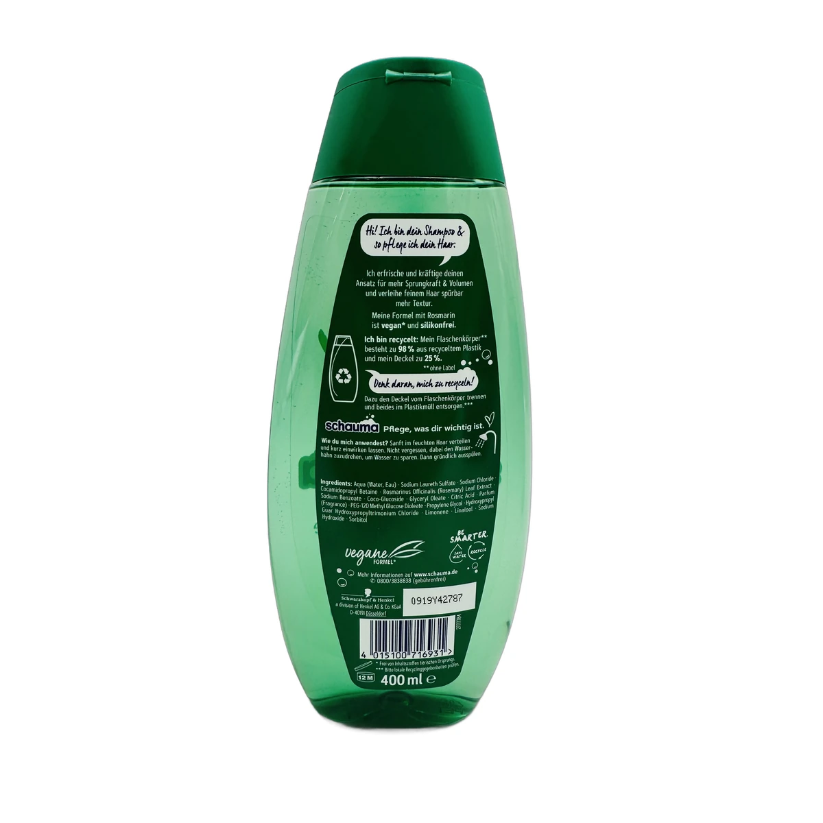 Schauma shampoo 400 ml Fresh Volume mit Rosmarin - Slika 2