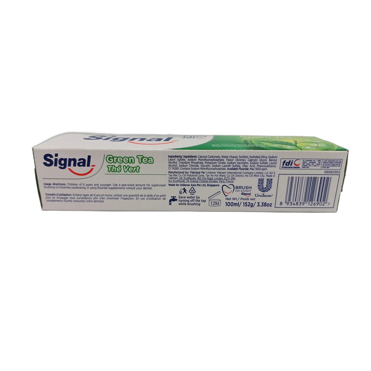 Signal toothpaste 100 ml Herbal Green Tea - Slika 2